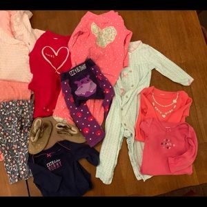 9-12 months lot girls clothing